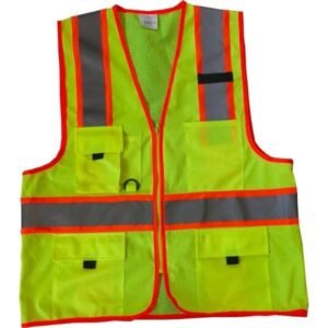 Designer Luminious Green Reflective Vest